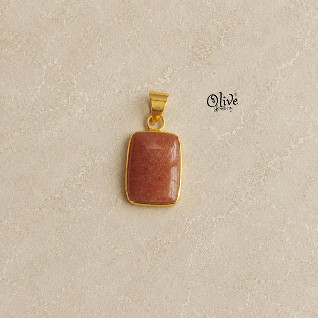 Natural Stone Small Pendant-1017