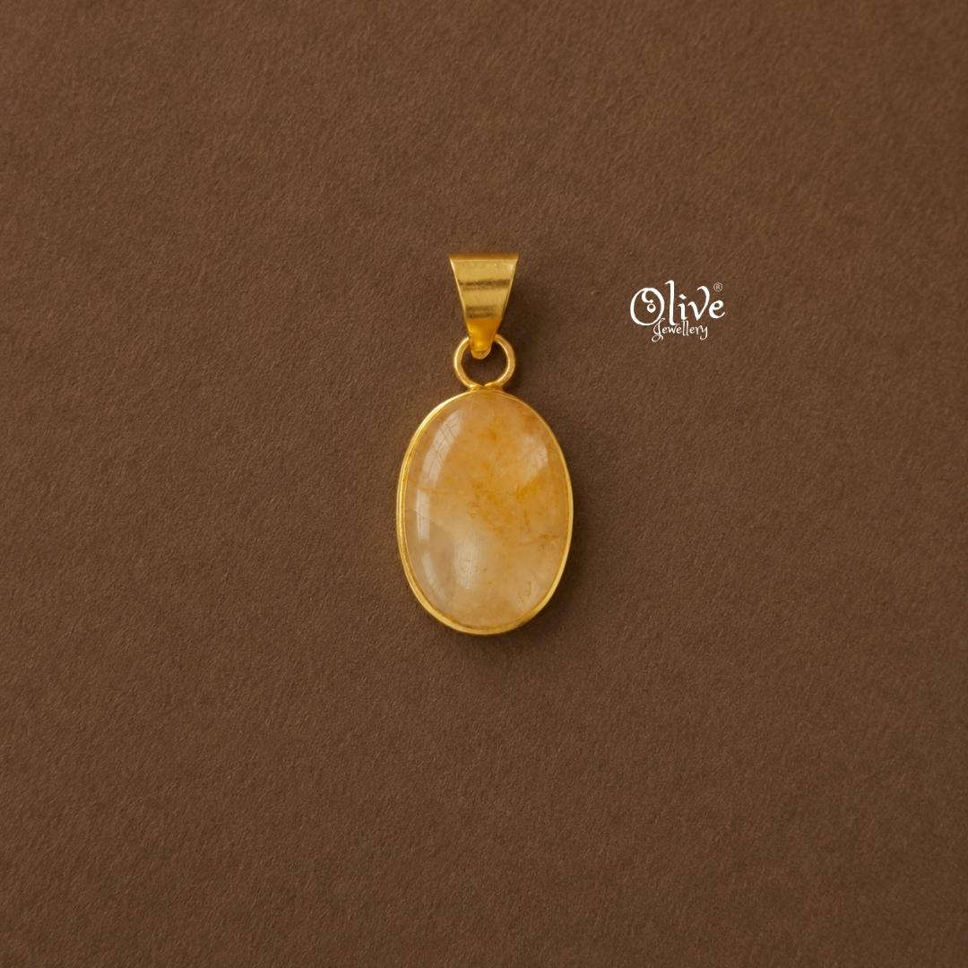 Natural Stone Small Pendant-1018
