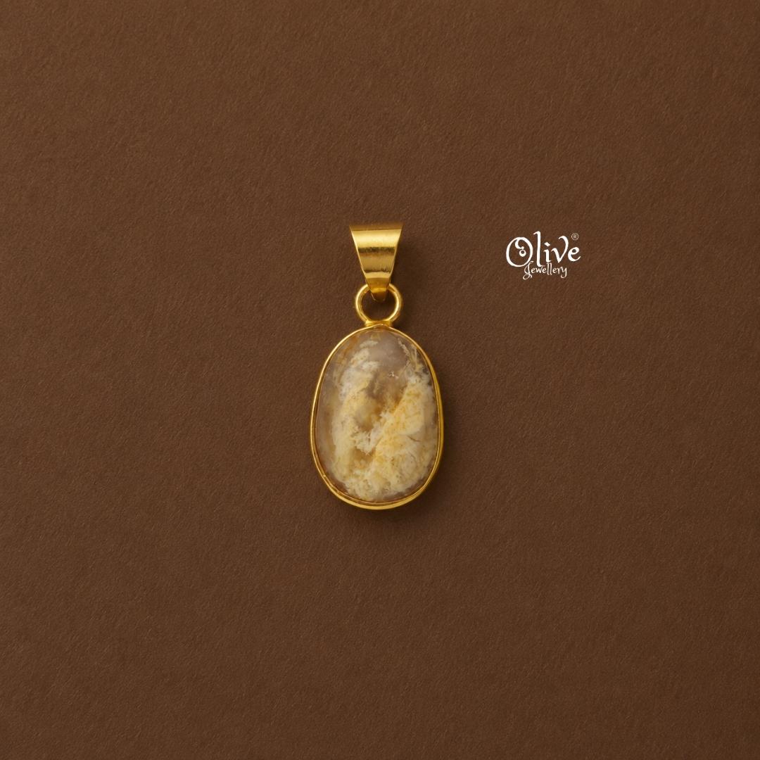 Natural Stone Small Pendant-1021
