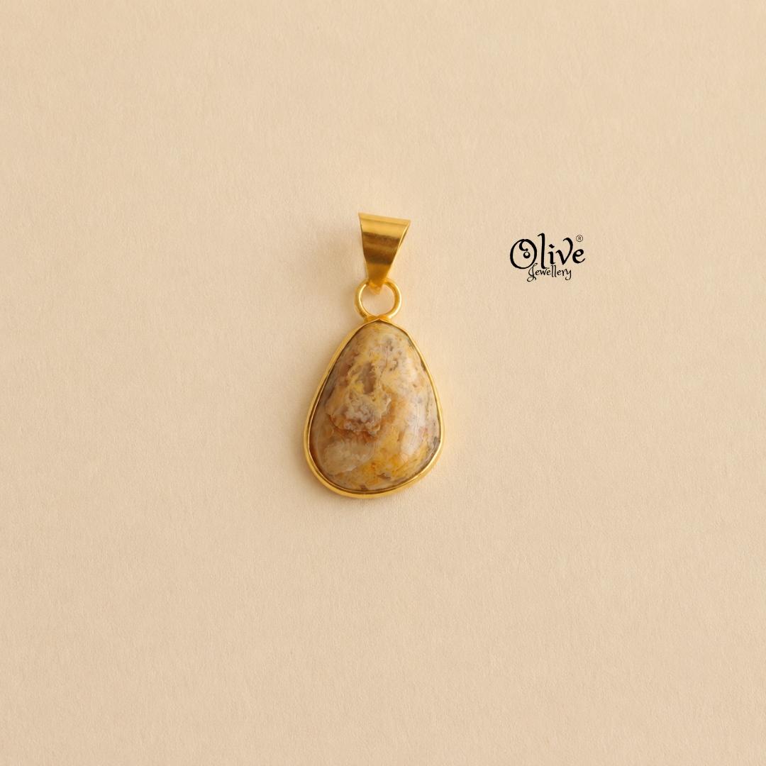 Natural Stone Small Pendant-1022