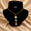 Natural Stone-Three stone  Pendant - 1038