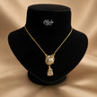 Natural Stone chain-Claw Fitting - Pyrite Stone -1039