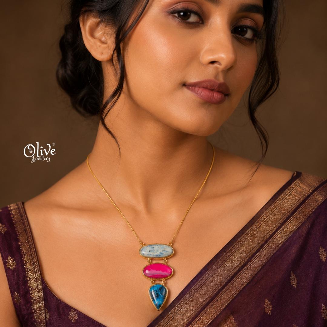 Natural Stone Pendant-1044