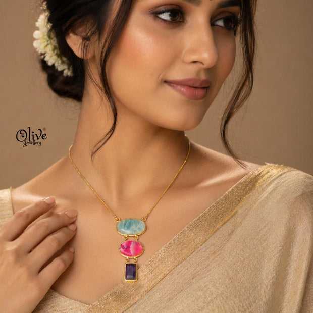 Natural Stone Pendant-1045