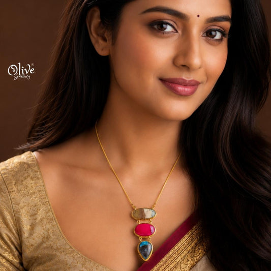 Natural Stone Pendant-1046
