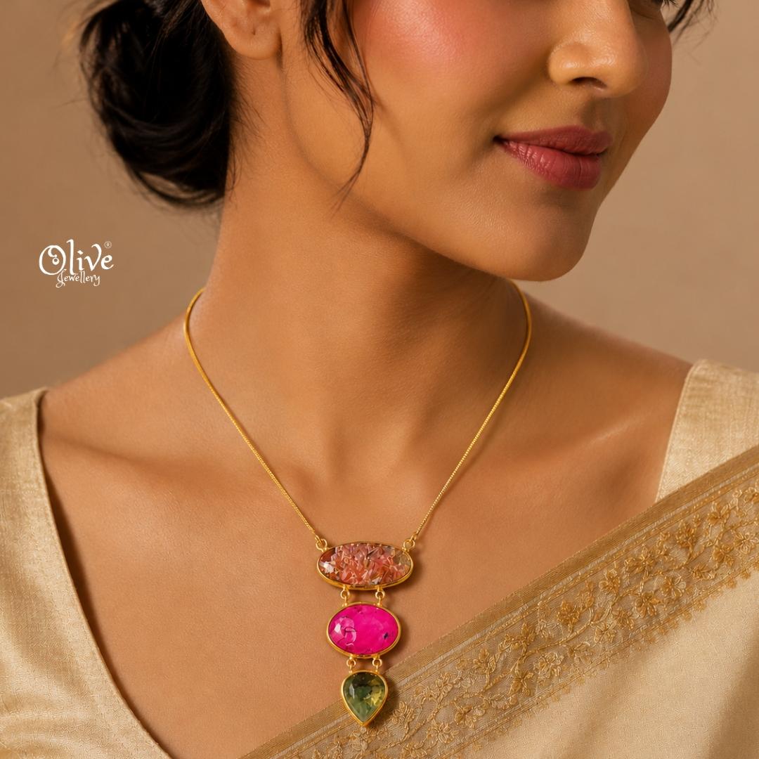 Natural Stone Pendant-1047