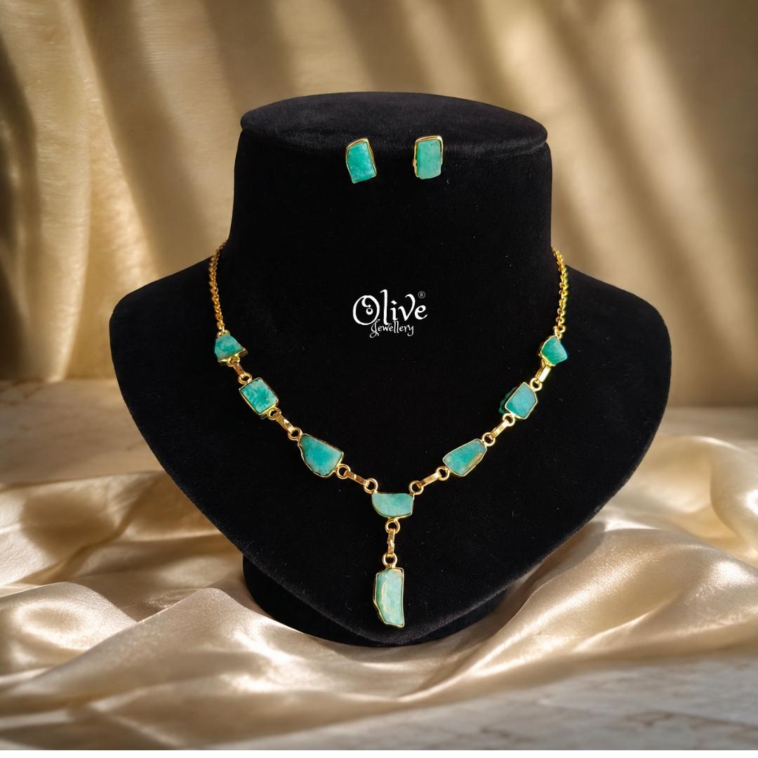 Natural Stone Neck Set-1065