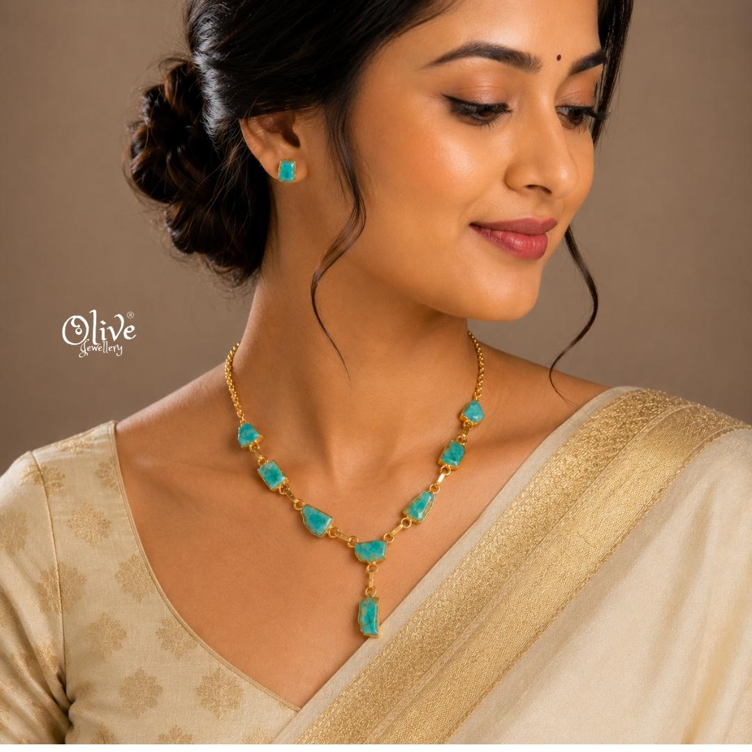 Natural Stone Neck Set-1065
