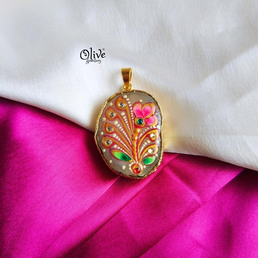 Natural Stone Pendant-1072