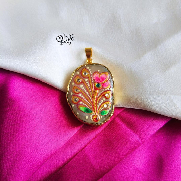 Natural Stone Pendant-1072