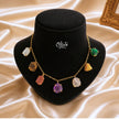 Natural Stone Seven Stone Chain-1072