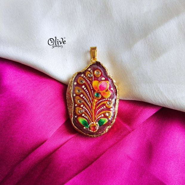 Natural Stone Pendant-1074