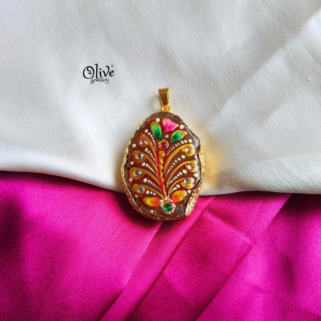 Natural Stone Pendant-1075