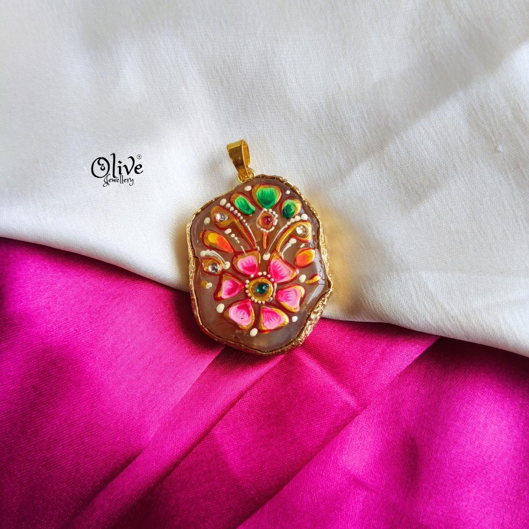Natural Stone Pendant-1078