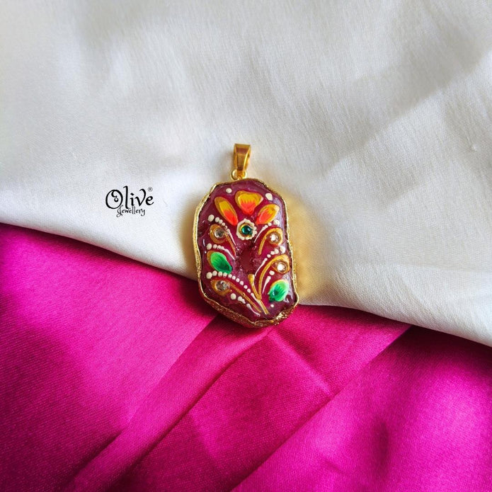 Natural Stone Pendant-1079