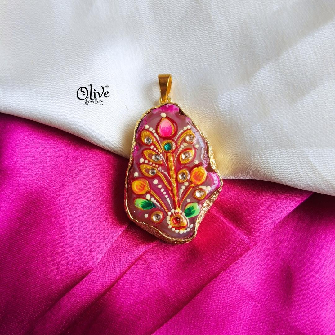 Natural Stone Pendant-1081