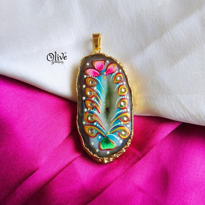 Natural Stone Pendant-1084