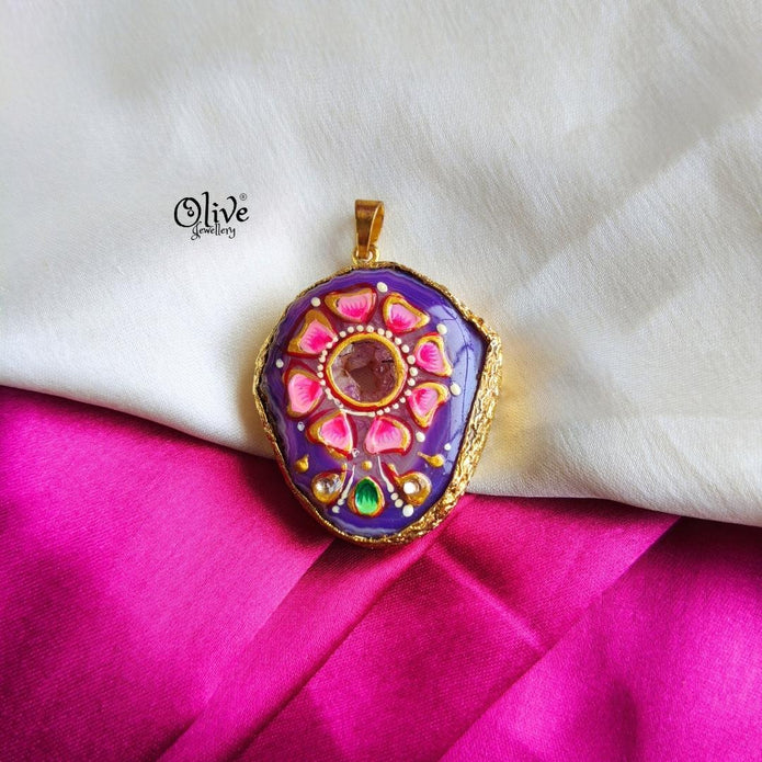 Natural Stone Pendant-1086