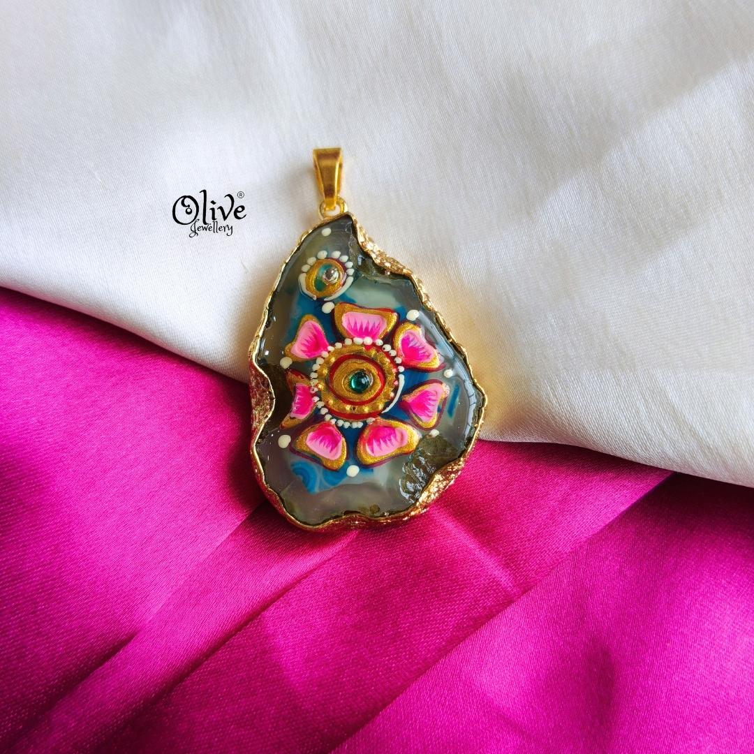 Natural Stone Pendant-1087