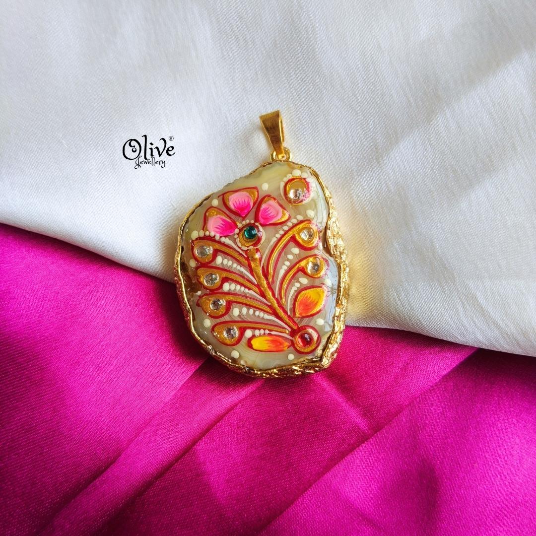 Natural Stone Pendant-1090