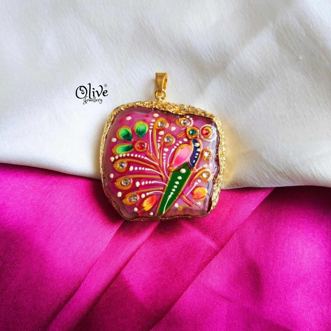 Natural Stone Pendant-1092