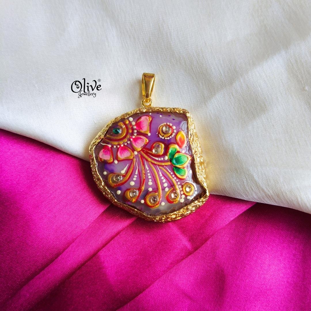 Natural Stone Pendant-1093