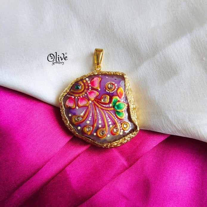 Natural Stone Pendant-1093