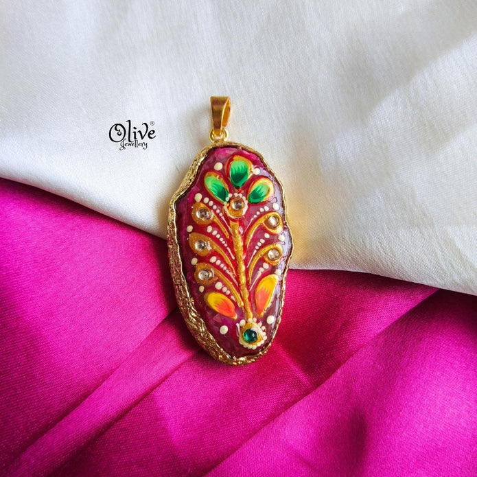 Natural Stone Pendant-1094