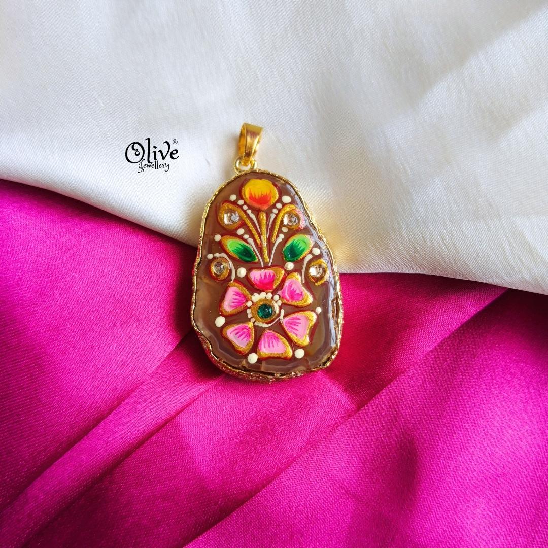 Natural Stone Pendant-1095