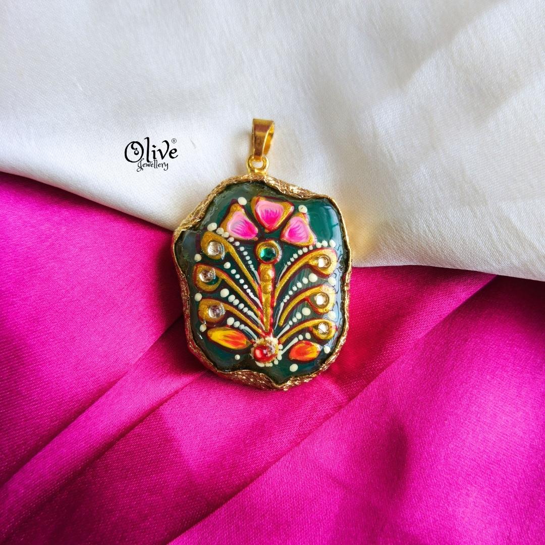 Natural Stone Pendant-1096