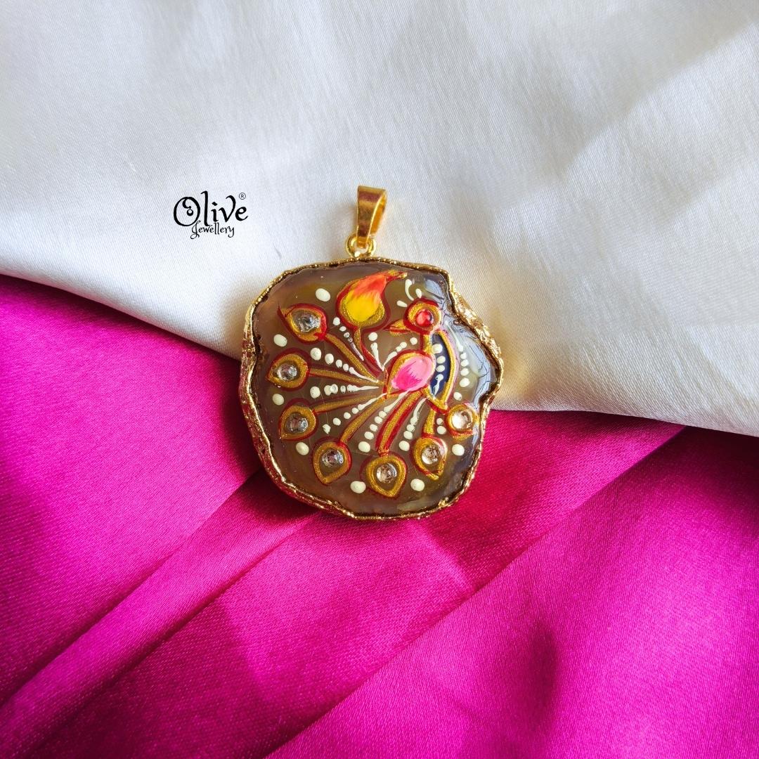 Natural Stone Pendant-1098