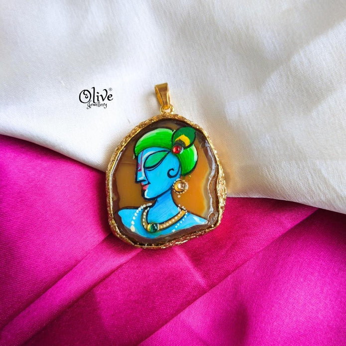 Natural Stone Pendant-1099