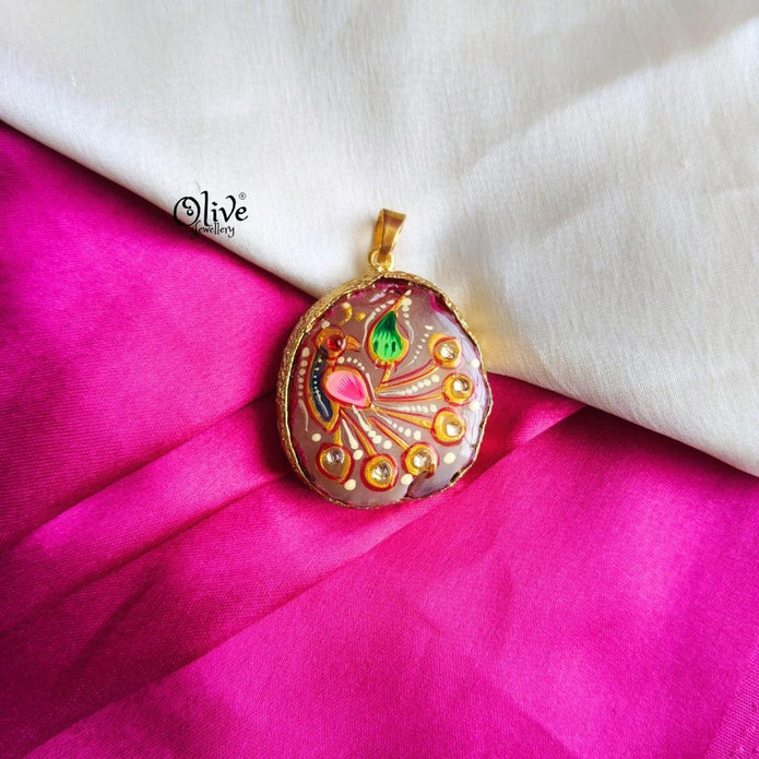 Natural Stone Pendant-1100