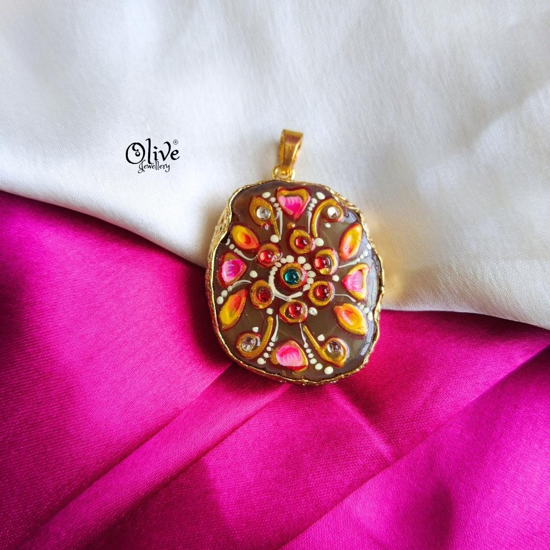 Natural Stone Pendant-1102