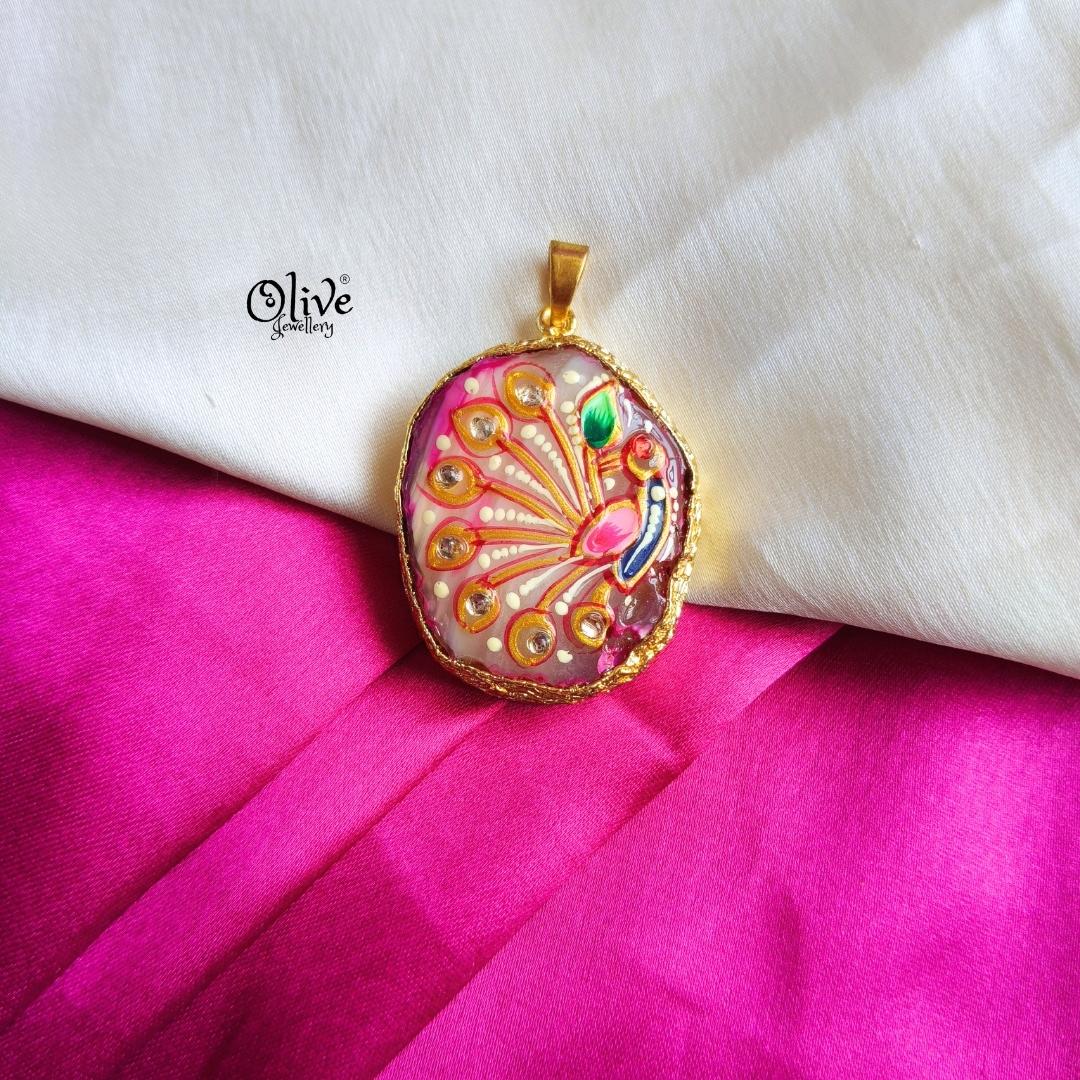 Natural Stone Pendant-1104