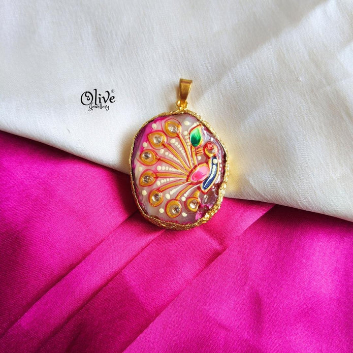 Natural Stone Pendant-1104
