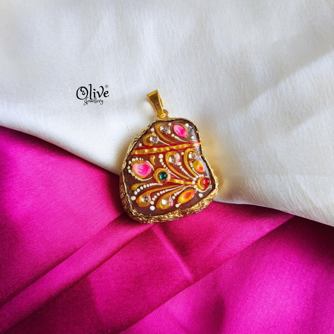 Natural Stone Pendant-1107