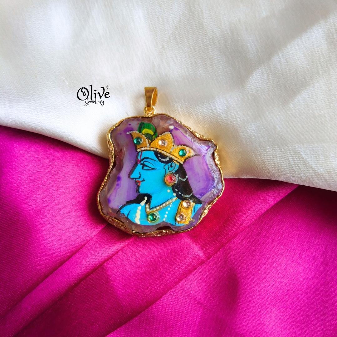 Natural Stone Pendant-1108