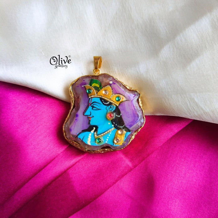 Natural Stone Pendant-1108