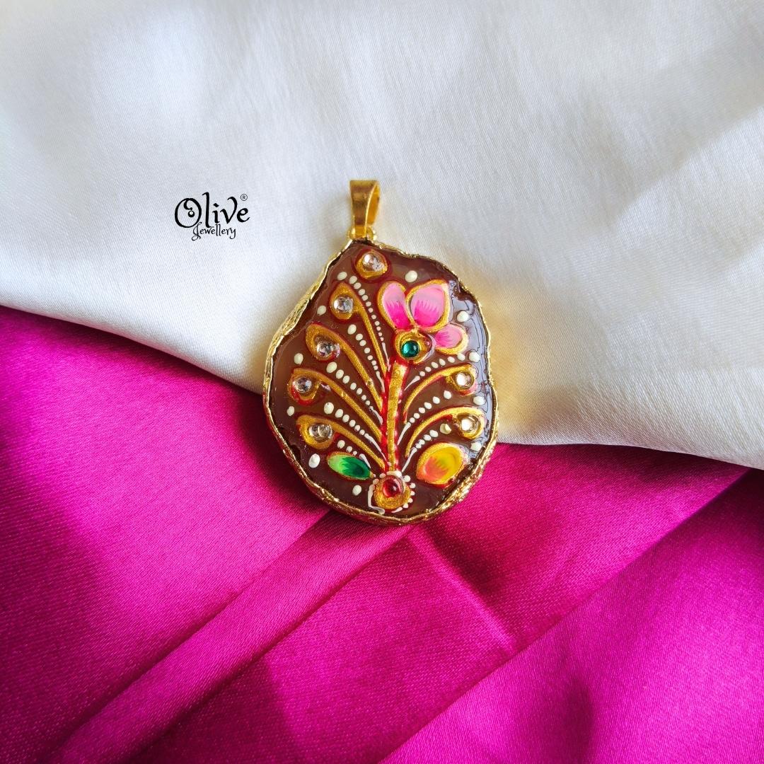 Natural Stone Pendant-1109