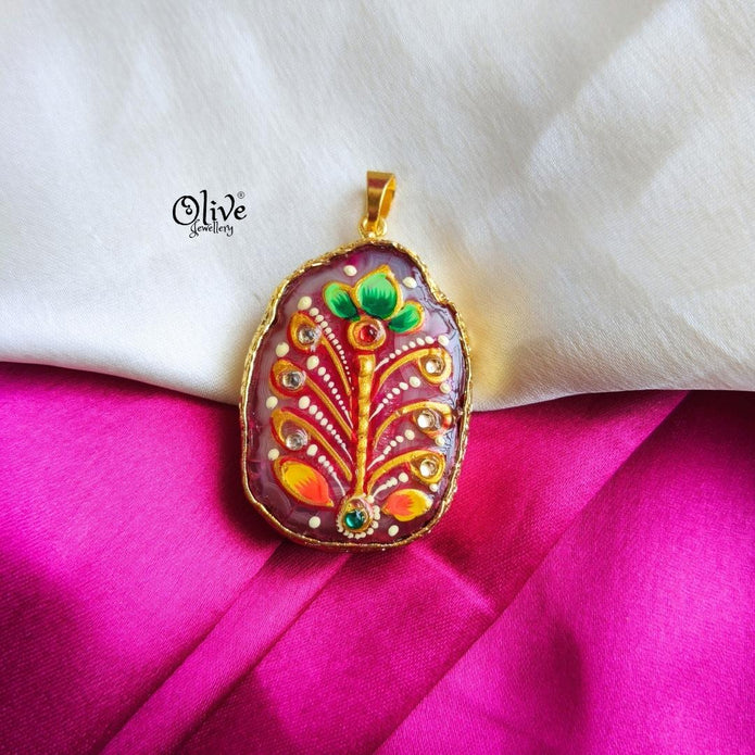 Natural Stone Pendant-1114