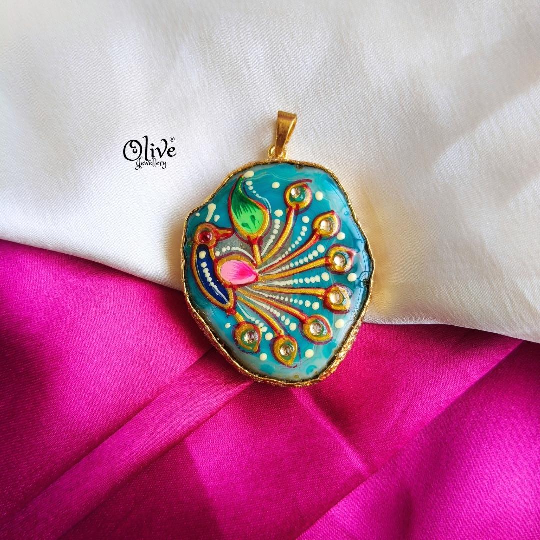 Natural Stone Pendant-1115