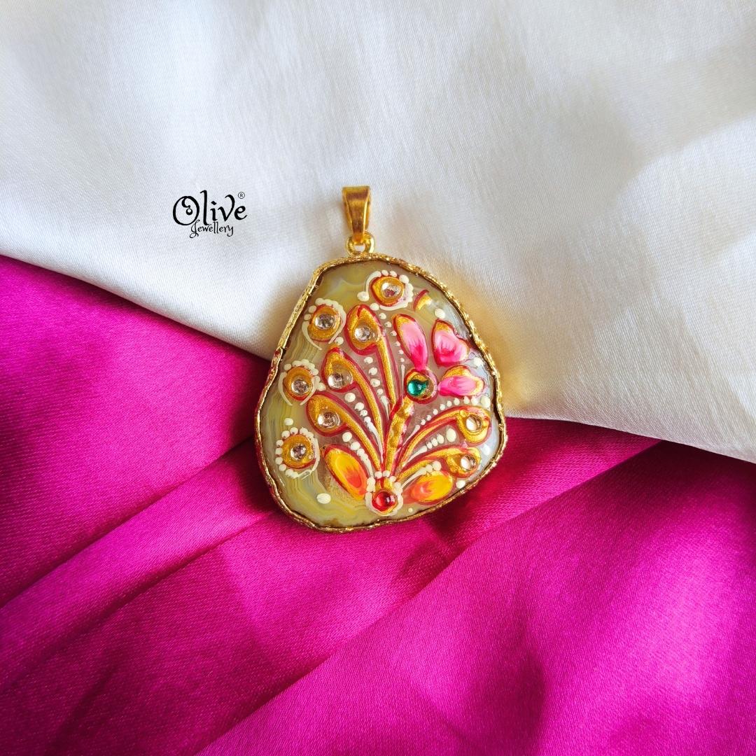Natural Stone Pendant-1117