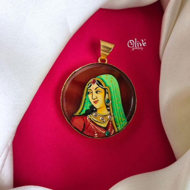 Natural Stone Pendant-1194