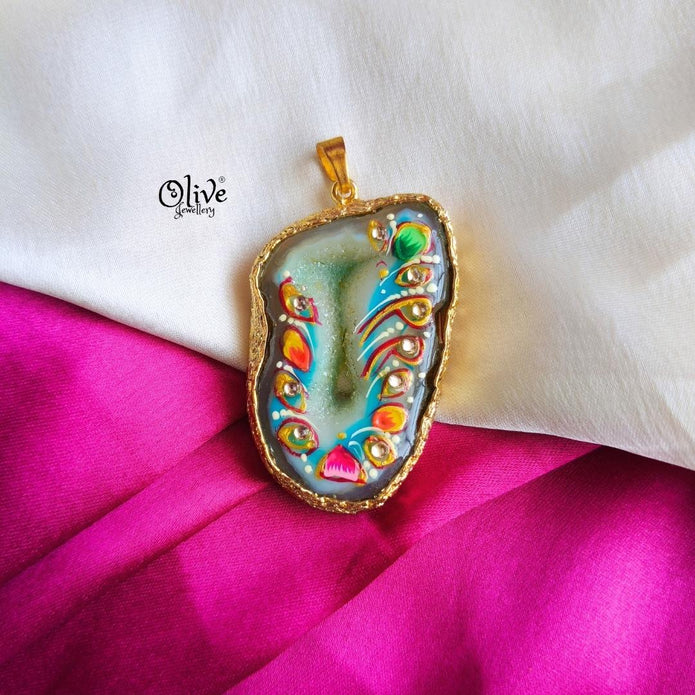 Natural Stone Pendant-1118