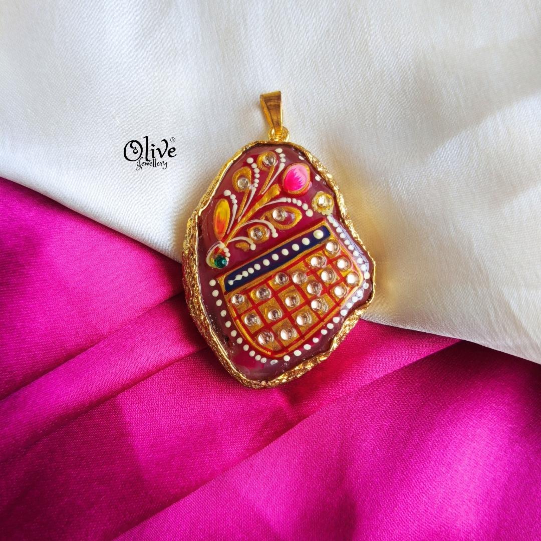 Natural Stone Pendant-1119