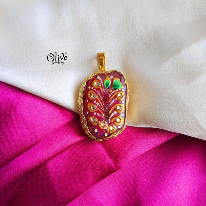 Natural Stone Pendant-1120