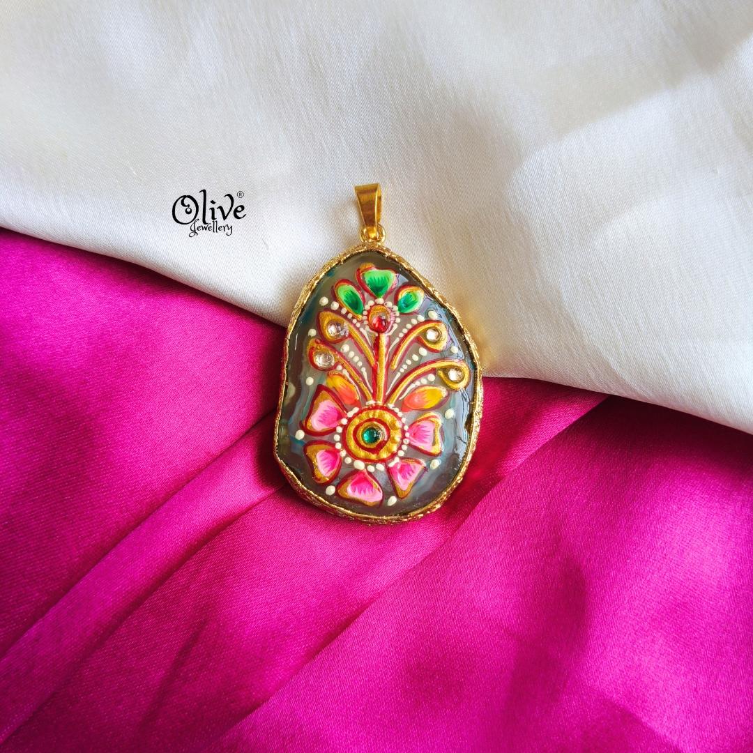 Natural Stone Pendant-1124
