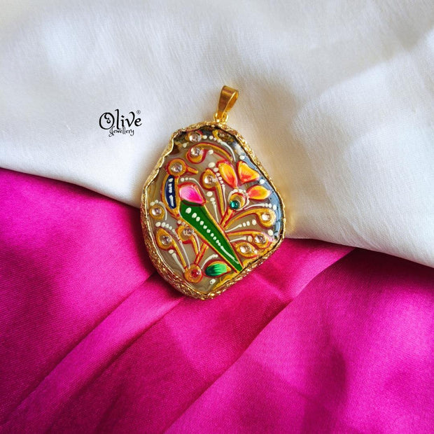 Natural Stone Pendant-1125