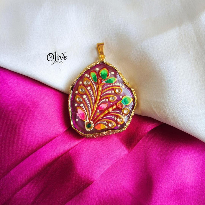 Natural Stone Pendant-1126